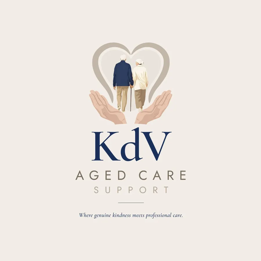 KdV Aged Care Support, brand identity by MISO Studio for a business in Orange, NSW